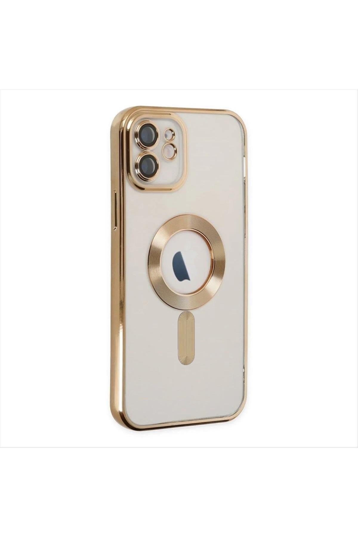 iPhone 11 Lüx Magsaff Lazer Silikon Kılıf (Kamera Korumalı)