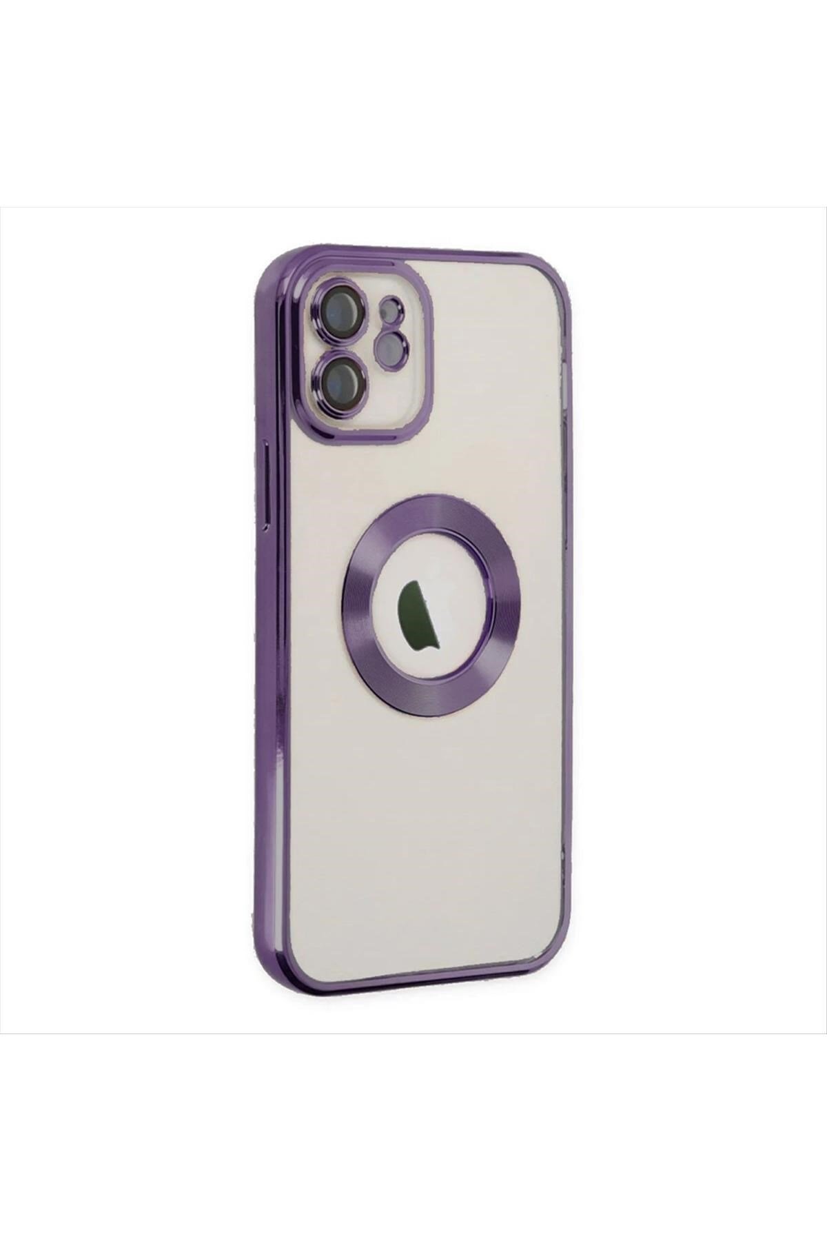 iPhone 12 Lensli Lazer Silikon Kılıf (Kamera Korumalı)