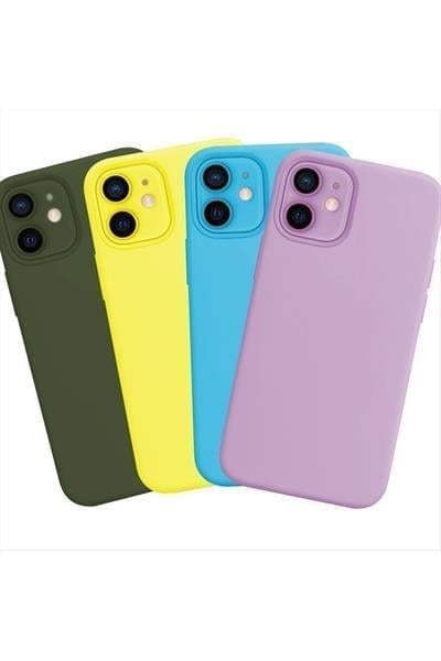iPhone 12 mini Kadife Kaplı Lüx Lansman Silikon Kılıf