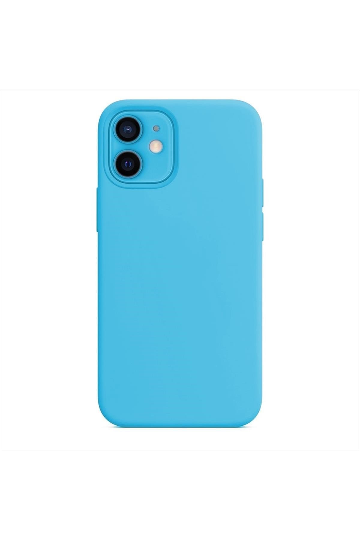 iPhone 12 mini Kadife Kaplı Lüx Lansman Silikon Kılıf
