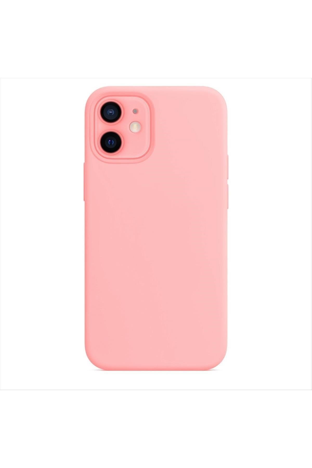 iPhone 12 mini Kadife Kaplı Lüx Lansman Silikon Kılıf