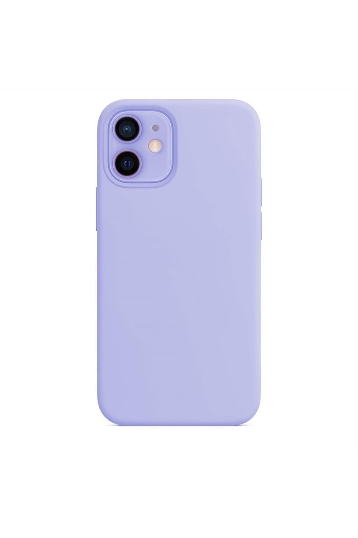 iPhone 12 mini Kadife Kaplı Lüx Lansman Silikon Kılıf