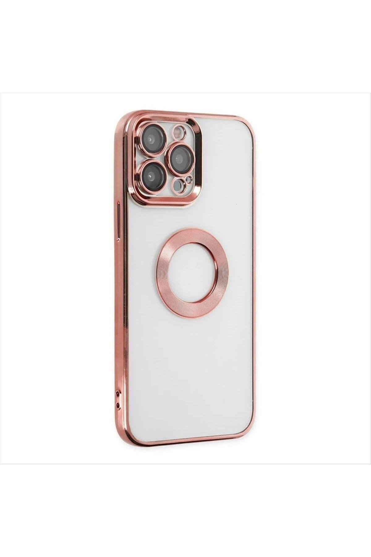 iPhone 12 Pro Lüx Lensli Lazer Silikon Kılıf (Kamera Korumalı)