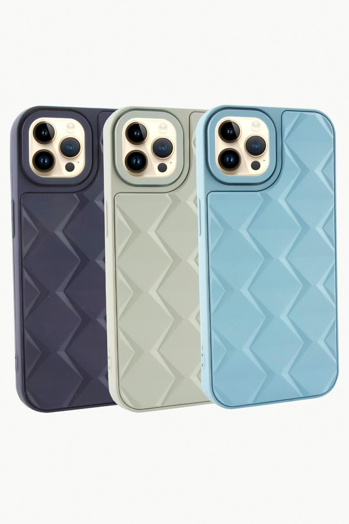 iPhone 12 Pro Prizma Desenli Lüx Liza Kılıf