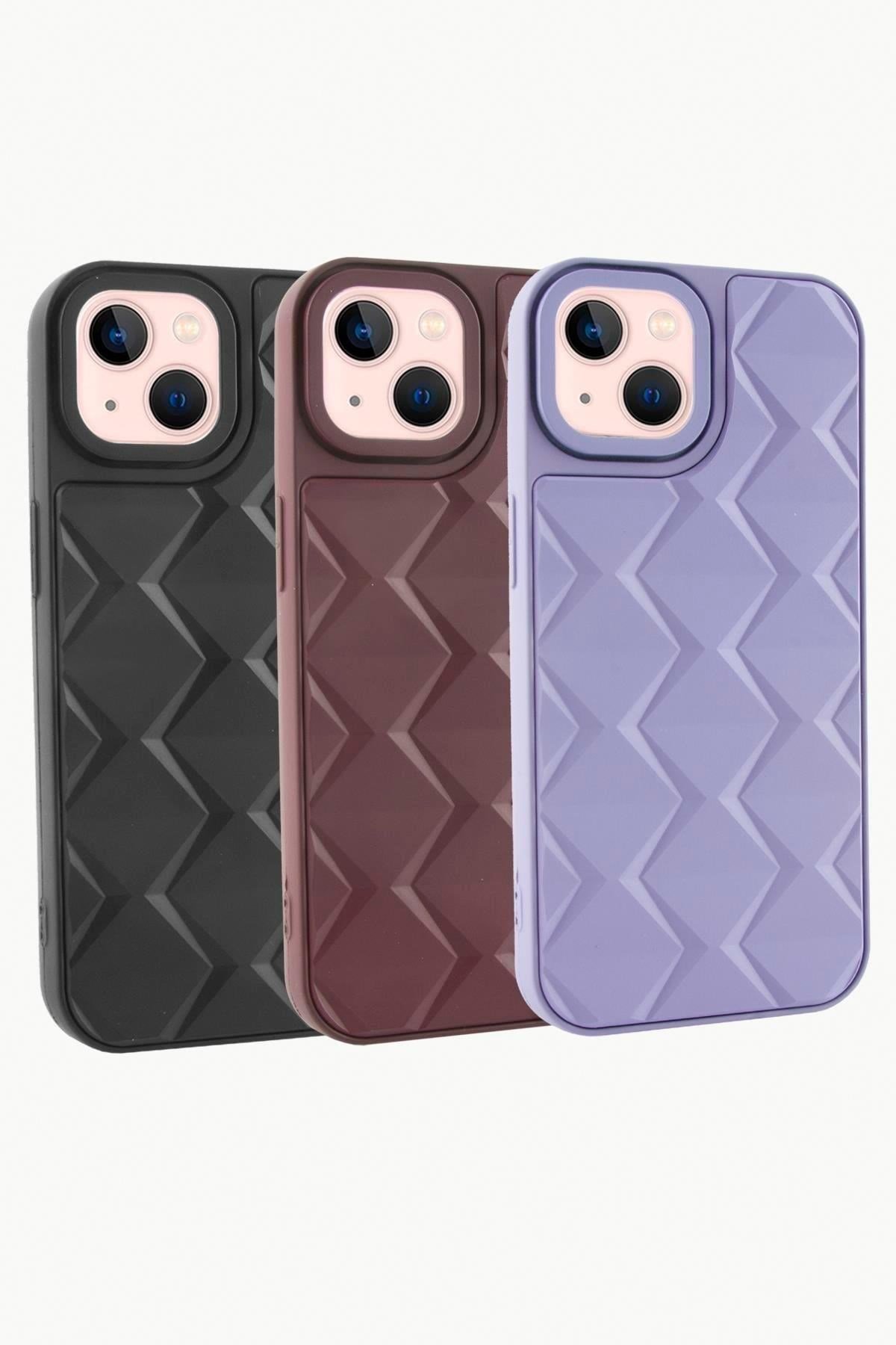 iPhone 13 Prizma Desenli Lüx Liza Kılıf