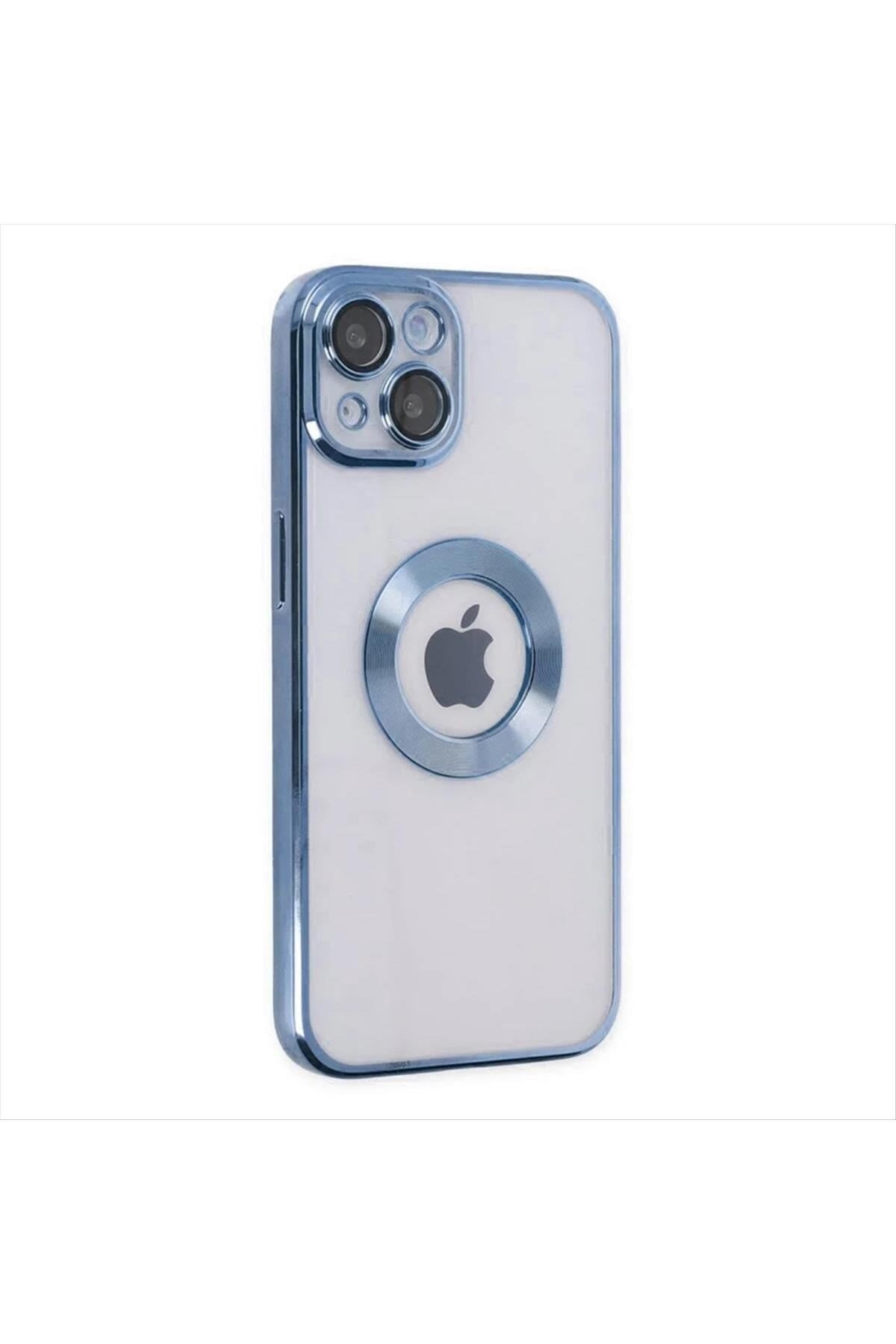 iPhone 14 Lensli Lazer Silikon Kılıf (Kamera Korumalı)