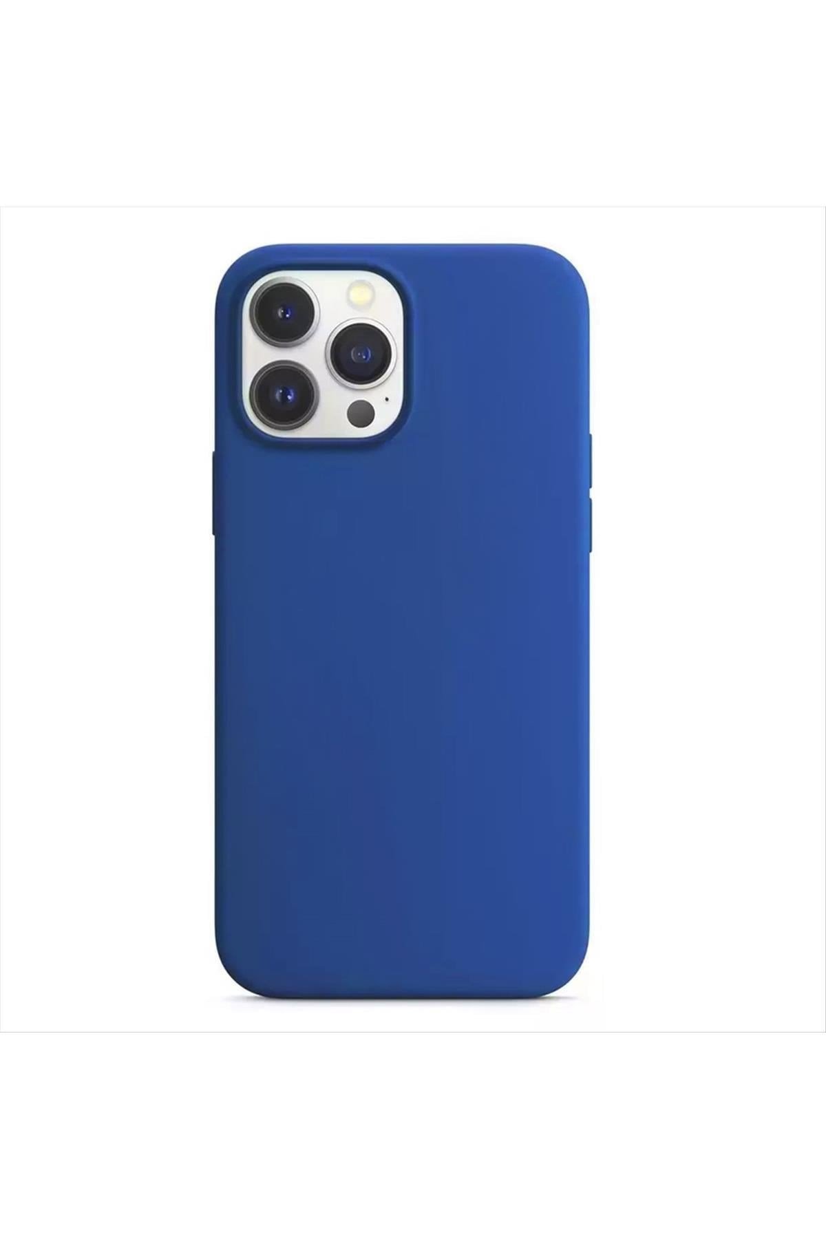 iPhone 14 Pro Kadife Kaplı Lüx Lansman Silikon Kılıf