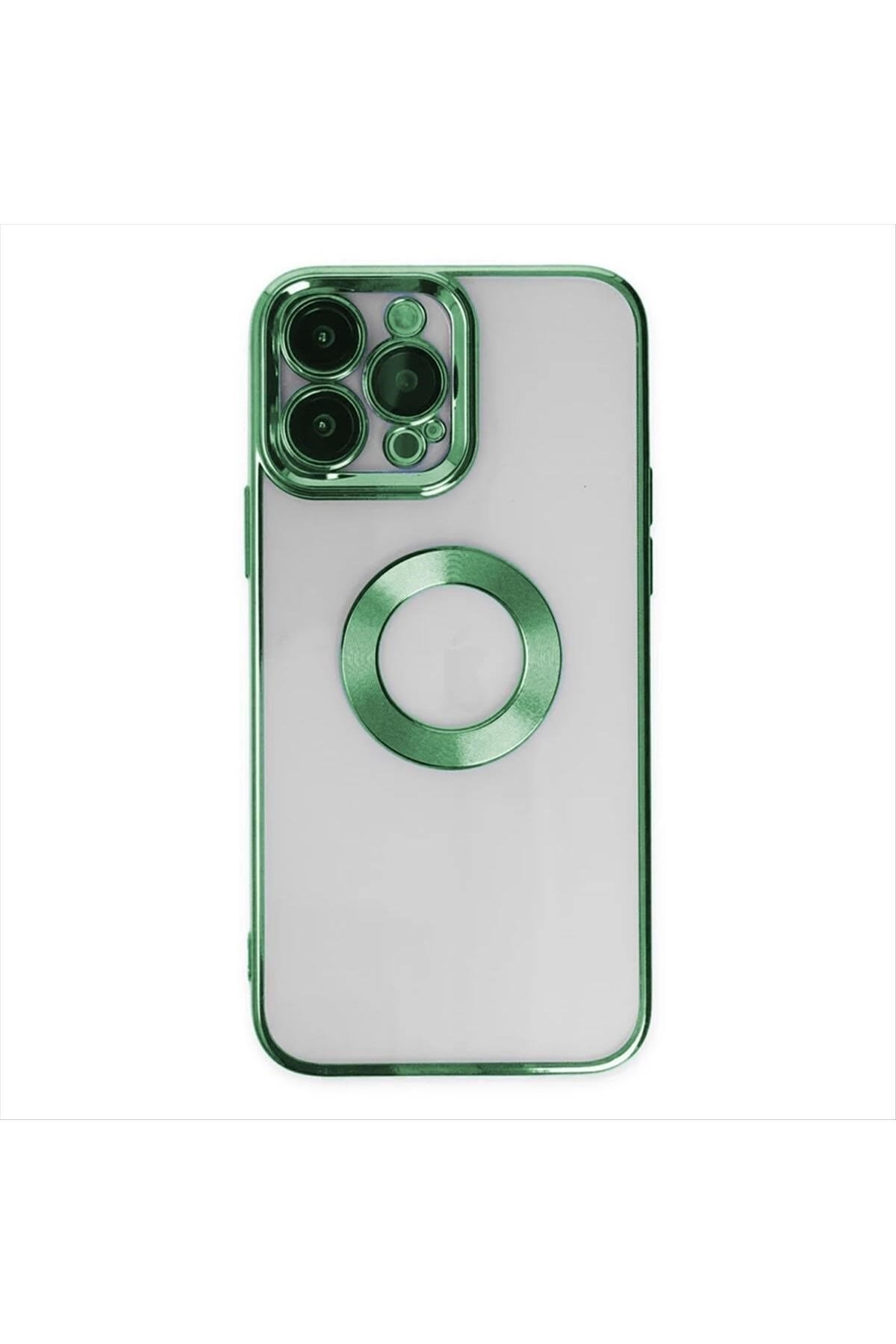 iPhone 14 Pro Max Lensli Lazer Silikon Kılıf (Kamera Korumalı)