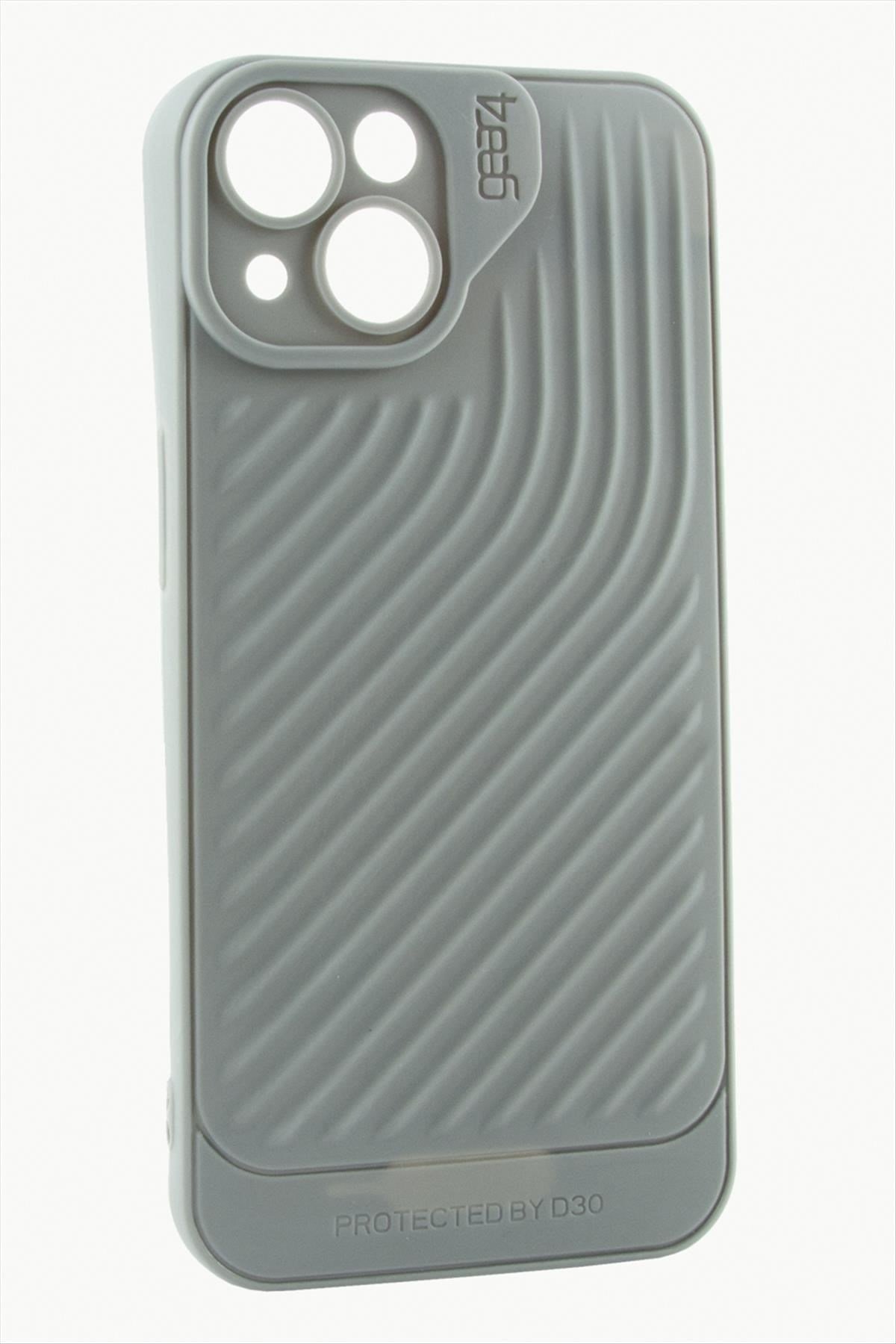iPhone 15 6.1 Çizgili Lüx Gear Silikon Kılıf