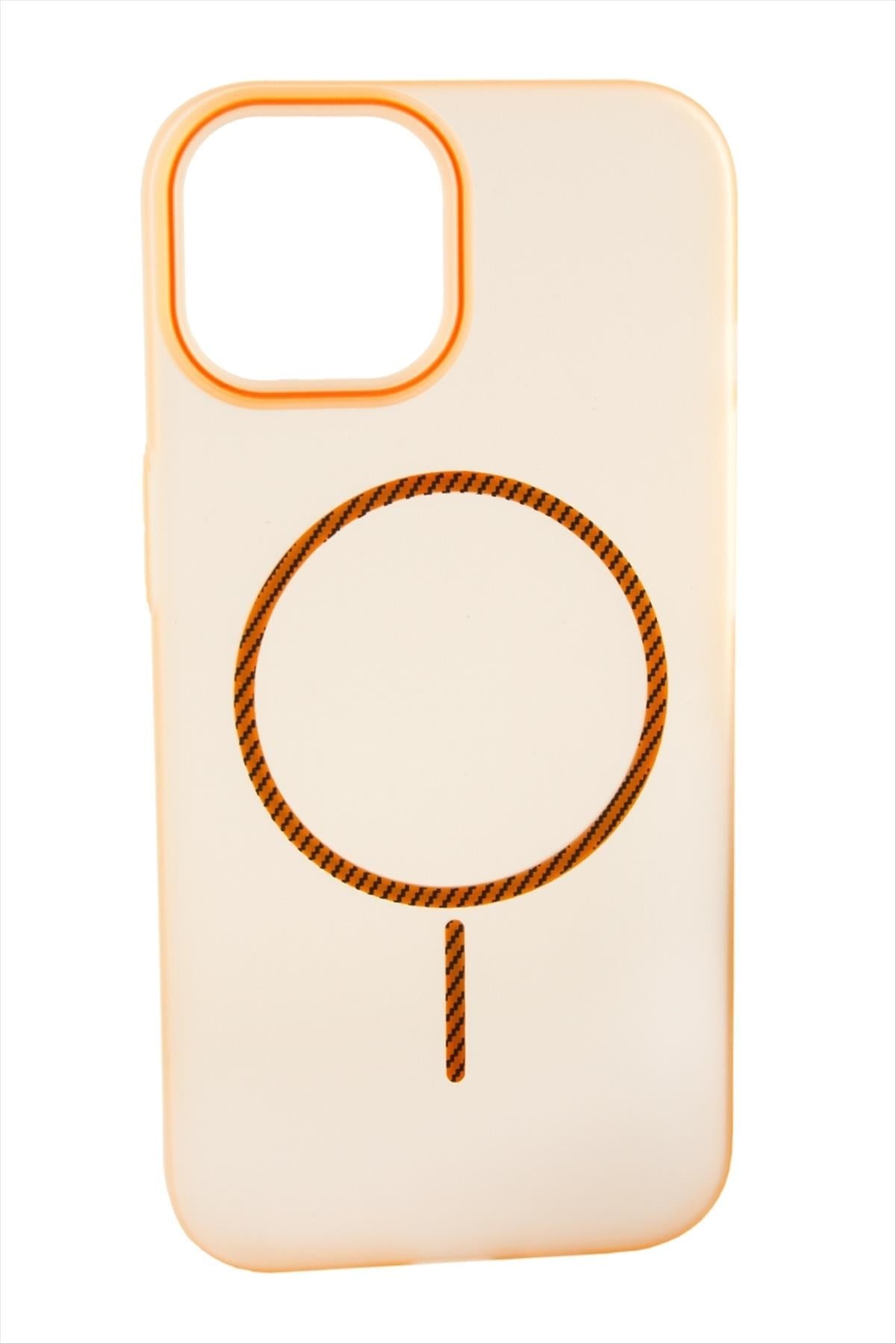 iPhone 15 Buzlu Magsaff Kapak Kılıf