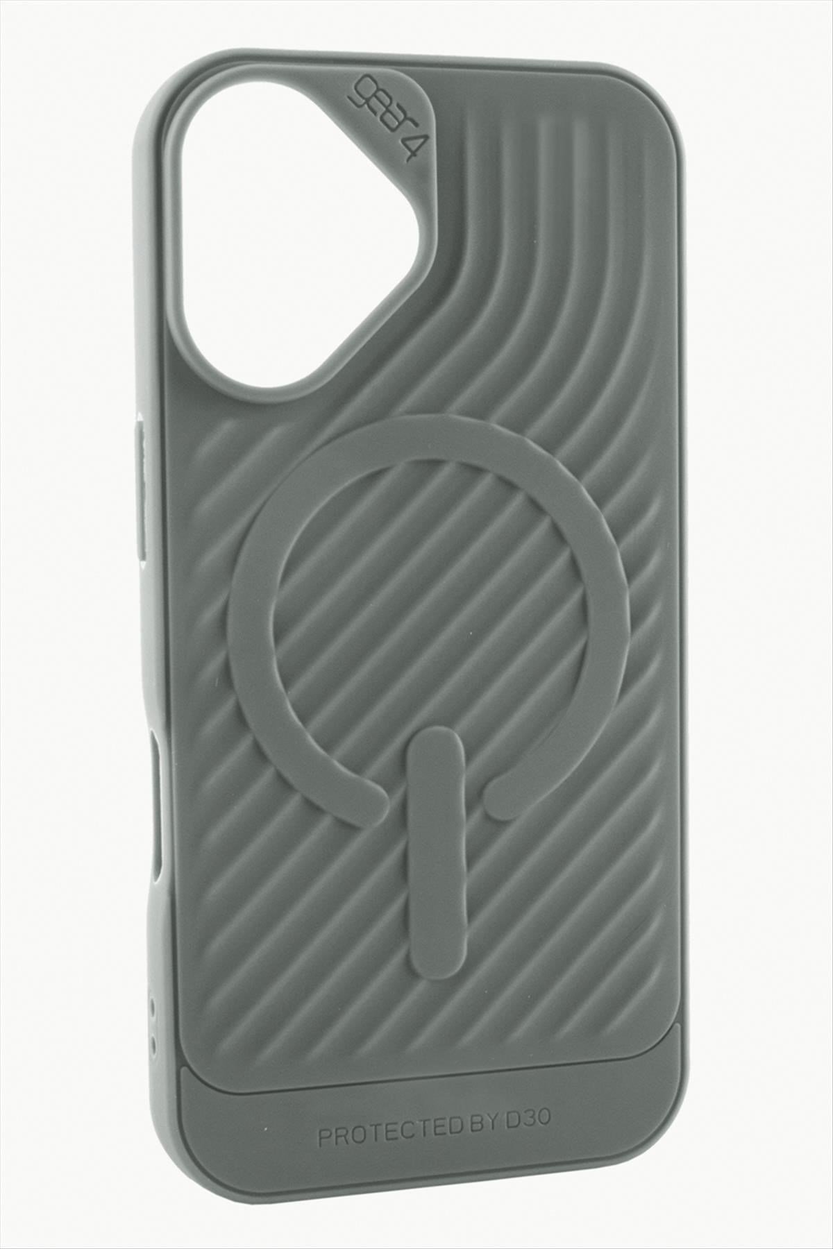 iPhone 16 6.1 Lüx Magsaff Gear Silikon Kılıf