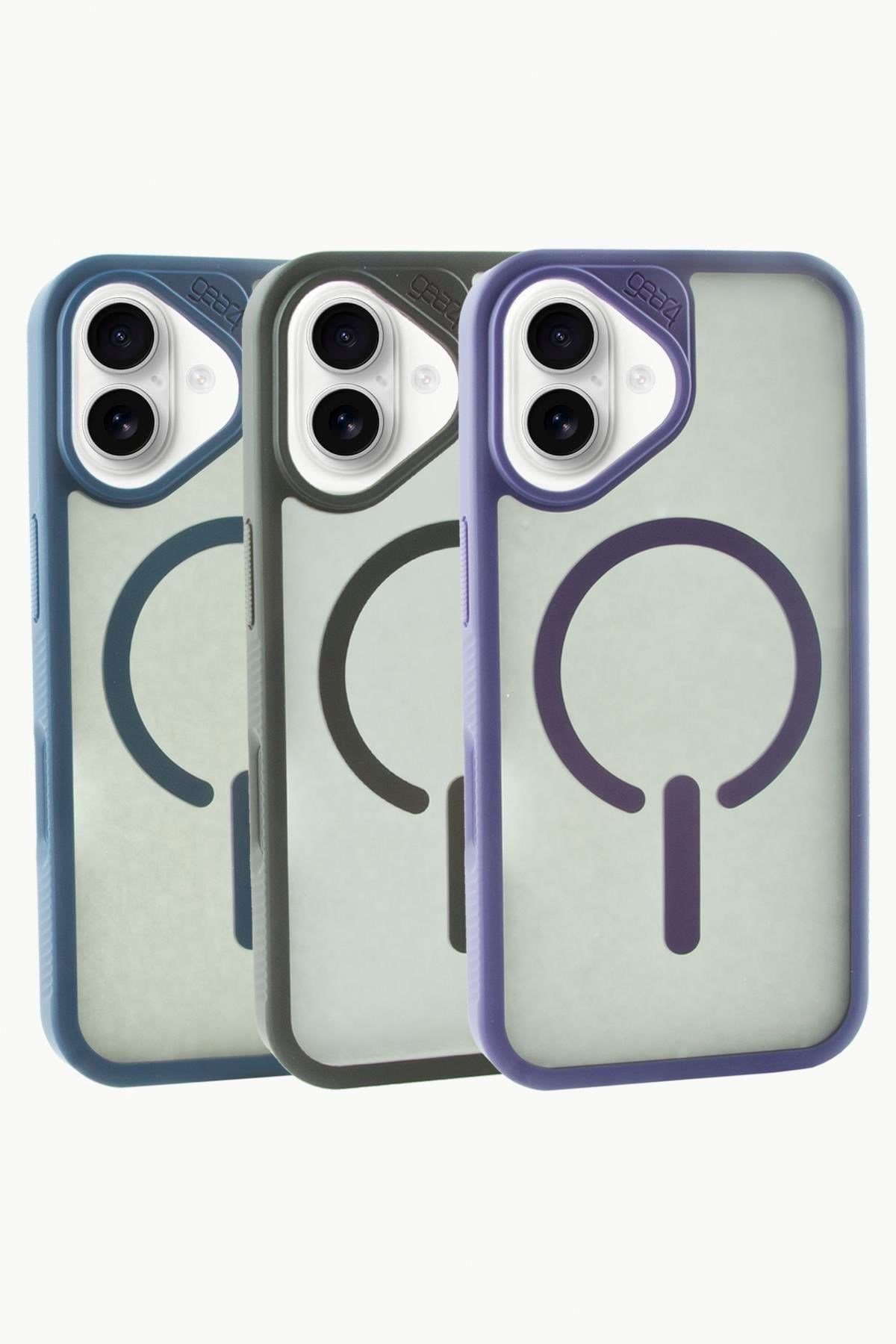 iPhone 16 Lüx Magsaff Kapak Kılıf