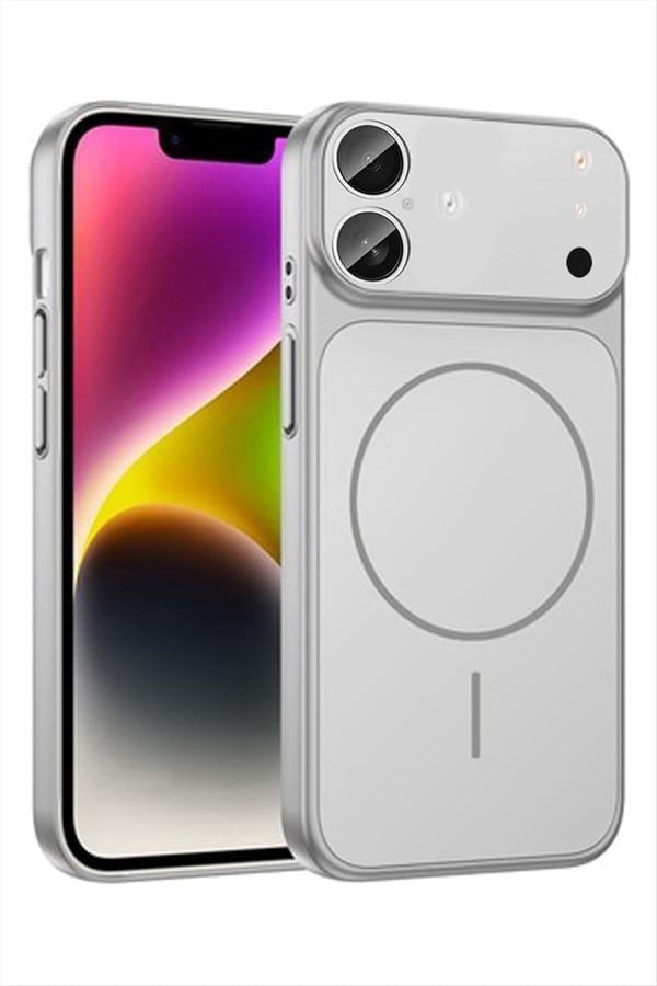 İphone 16 Plus Uyumlu 17 Pro Max Görünümlü Magsaff Kapak Kılıf