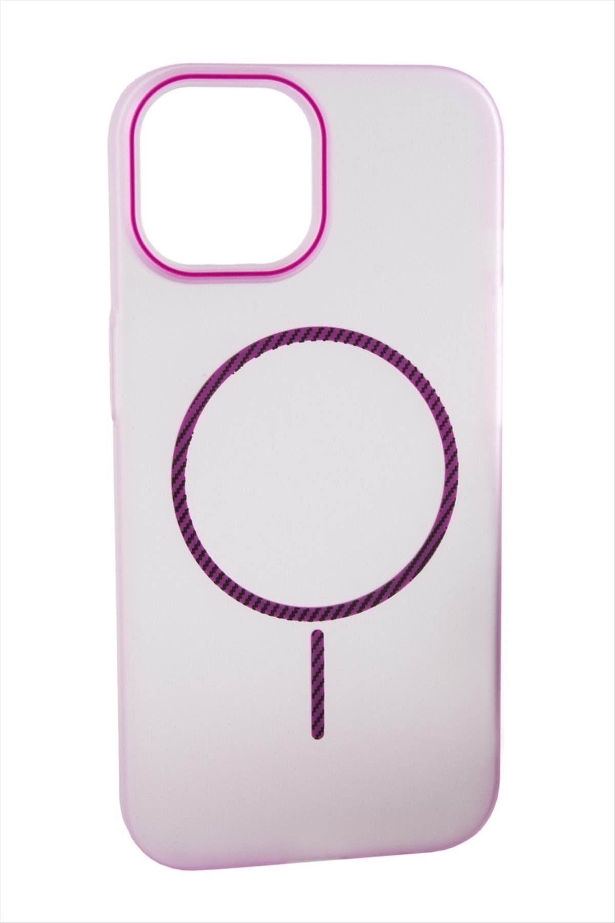 iPhone 16 Pro Buzlu Magsaff Kapak Kılıf