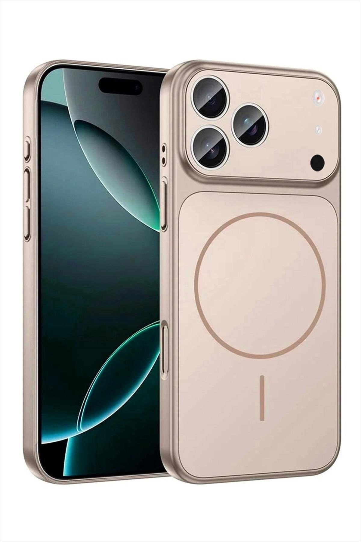 İphone 17 Pro Uyumlu Magsaff Kapak Kılıf