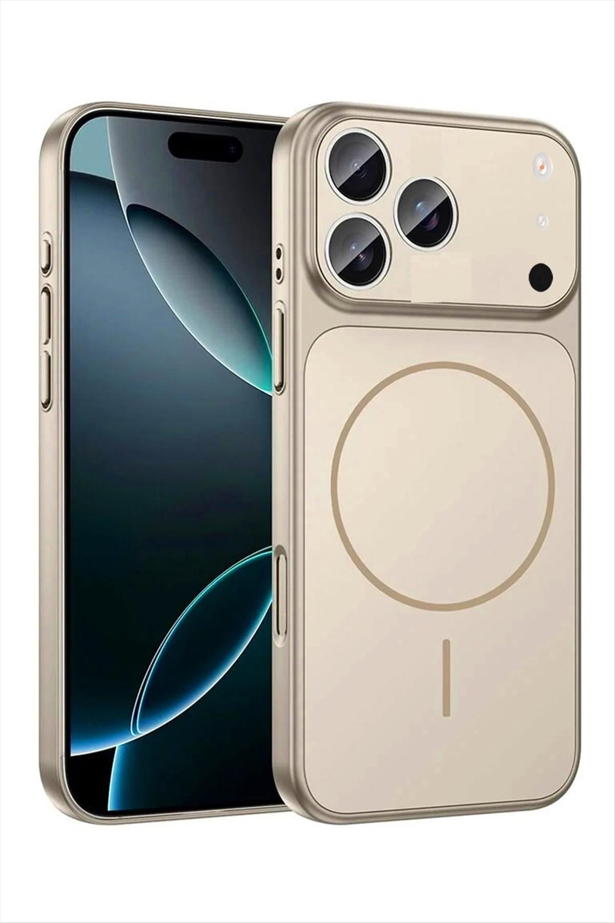 İphone 17 Pro Uyumlu Magsaff Kapak Kılıf