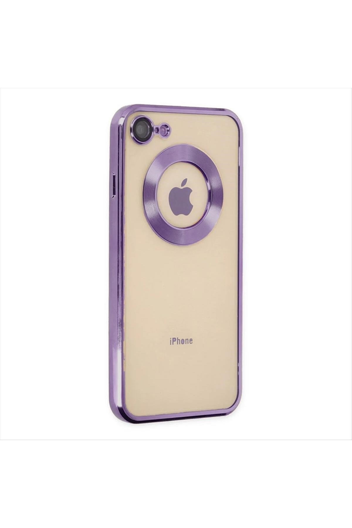 iPhone 7/8 SE Lüx Lensli Lazer Silikon Kılıf (Kamera Korumalı)