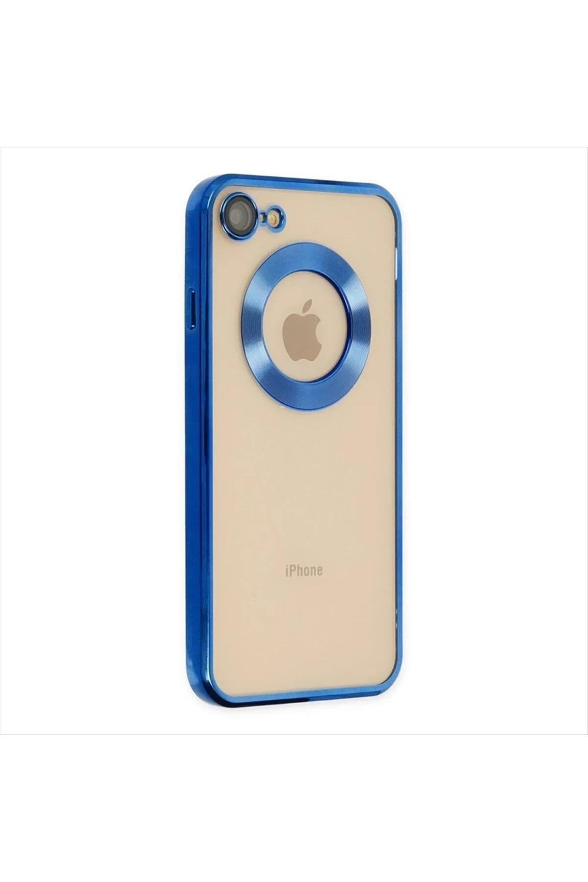 iPhone 7/8 SE Lüx Lensli Lazer Silikon Kılıf (Kamera Korumalı)