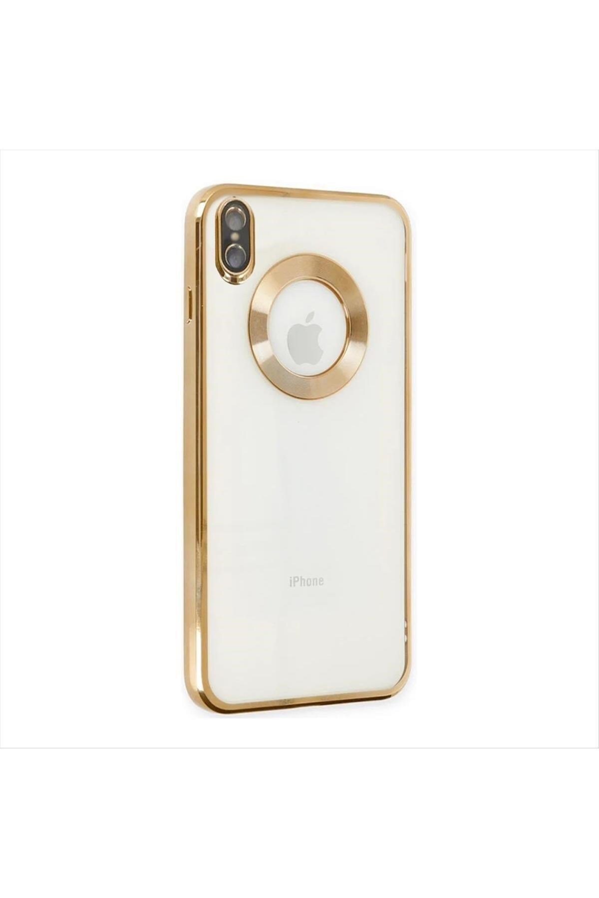 iPhone X/XS Lüx Lensli Lazer Silikon Kılıf (Kamera Korumalı)