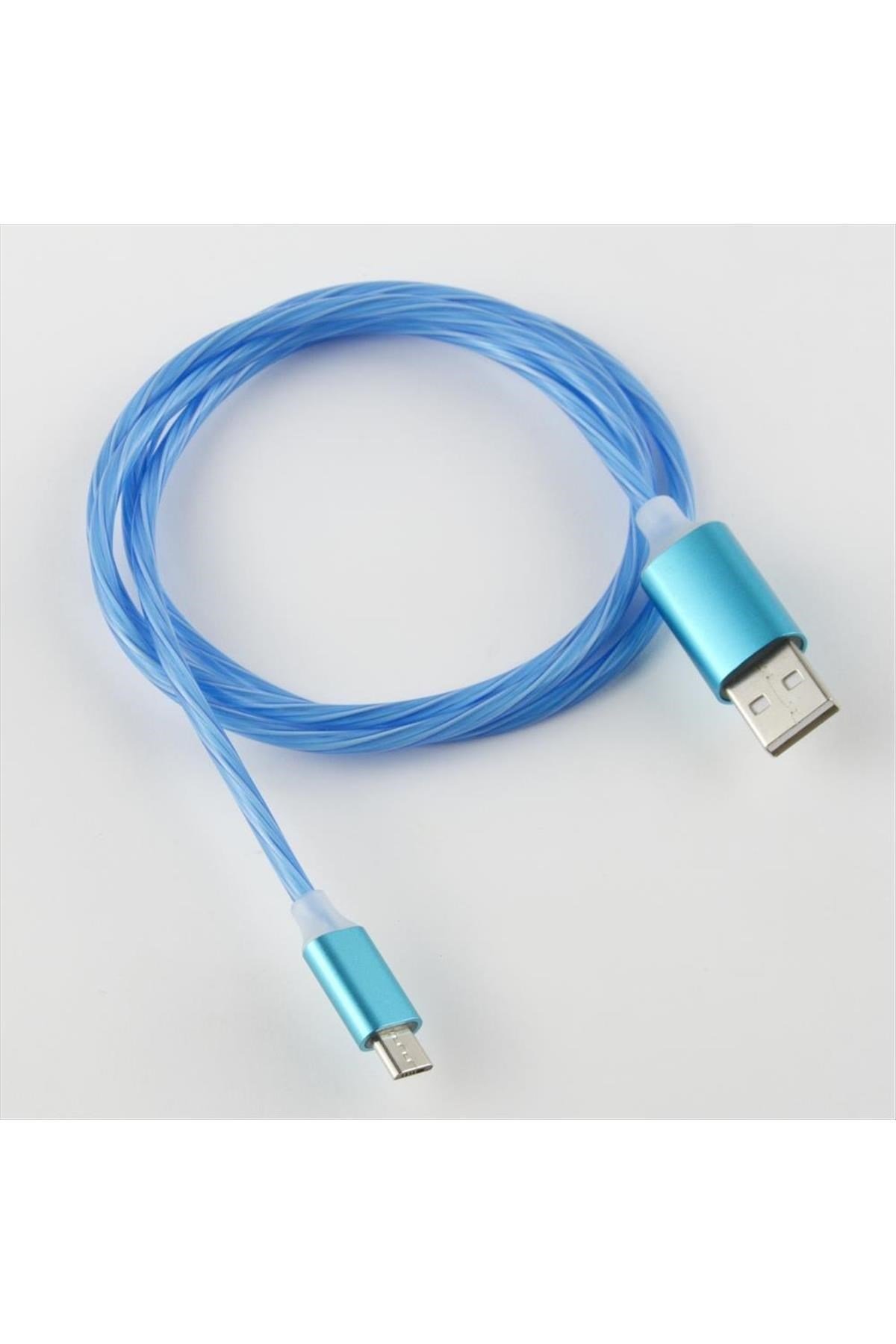 Işıklı Type-C USB Data Şarj Kablosu