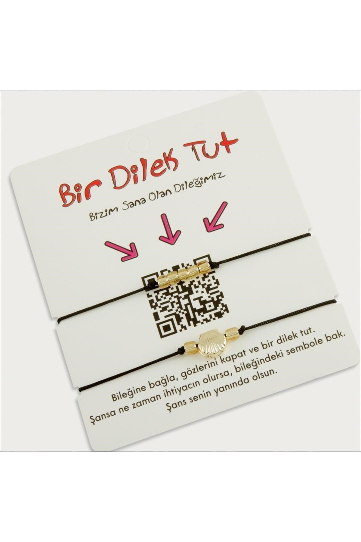 İstiridye Bir Dilek Tut Bileklik