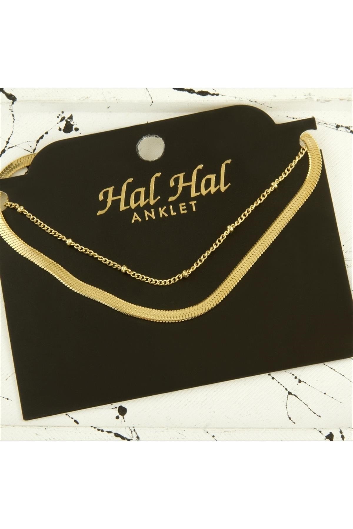 İtalyan Zincirli Lüks Çelik Halhal