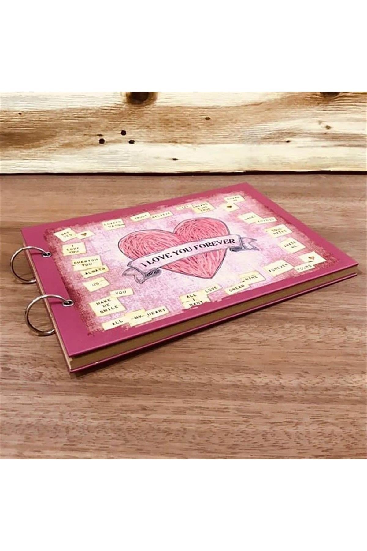 Kalp Özel Tasarım Defter ve Fotoğraf Albümü