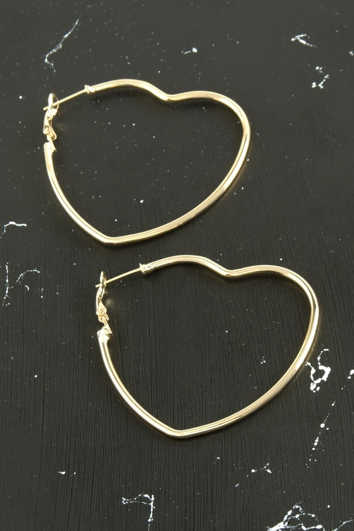 Kalp Trend Küpe 5 cm