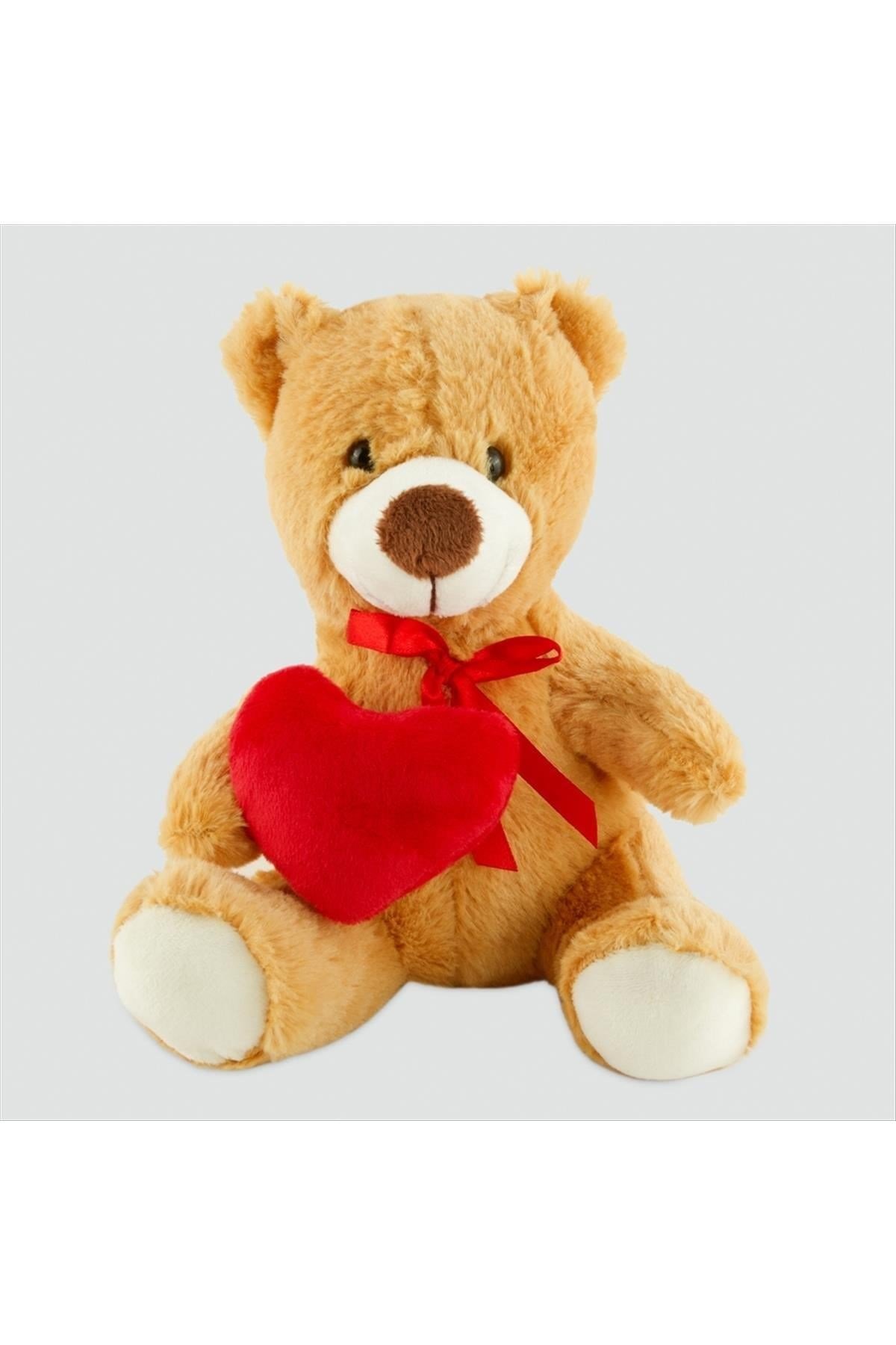 Kalpli Oturan Peluş Ayıcık 15 cm