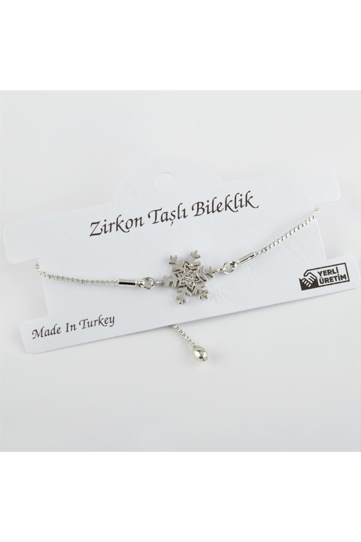 Kartanesi Figürlü Zirkon Taşlı Asansörlü Bileklik