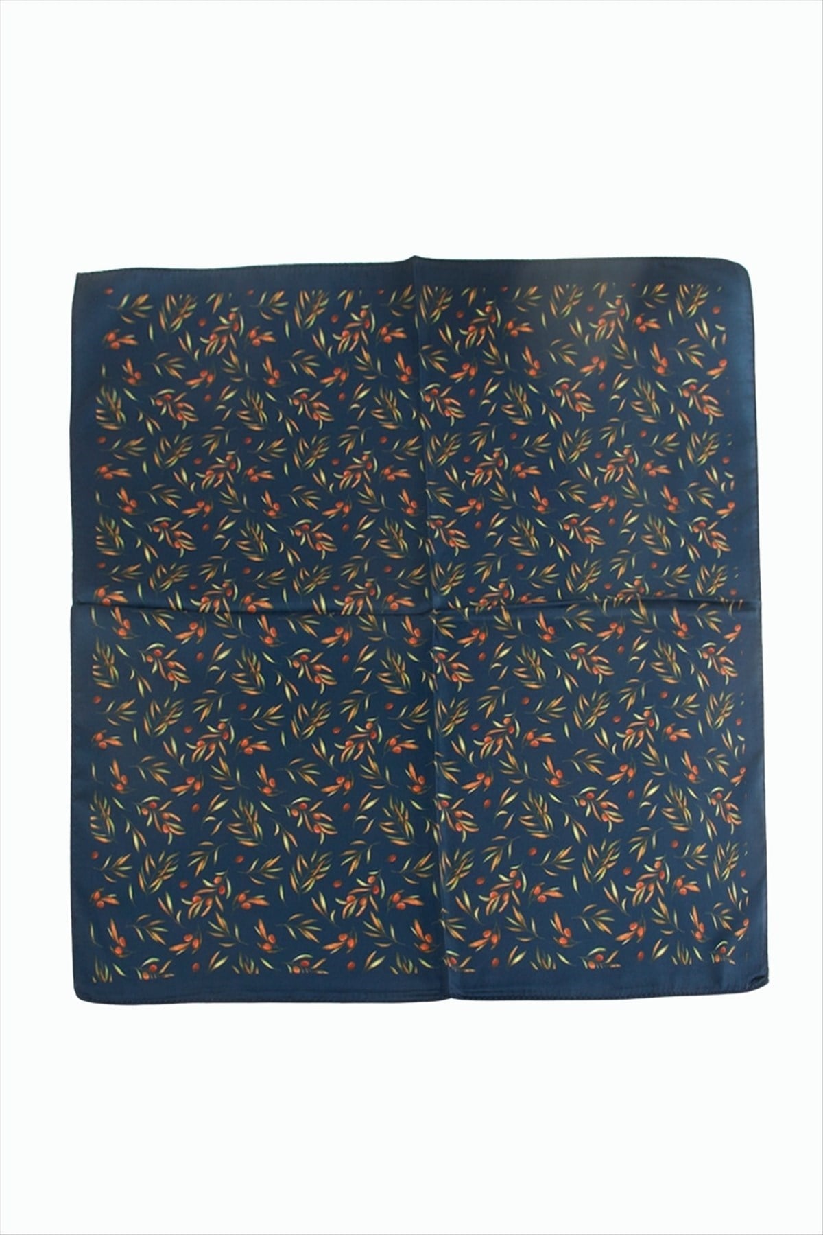 Kiraz Dal Desenli Zr Şifon Fular 50*50 cm