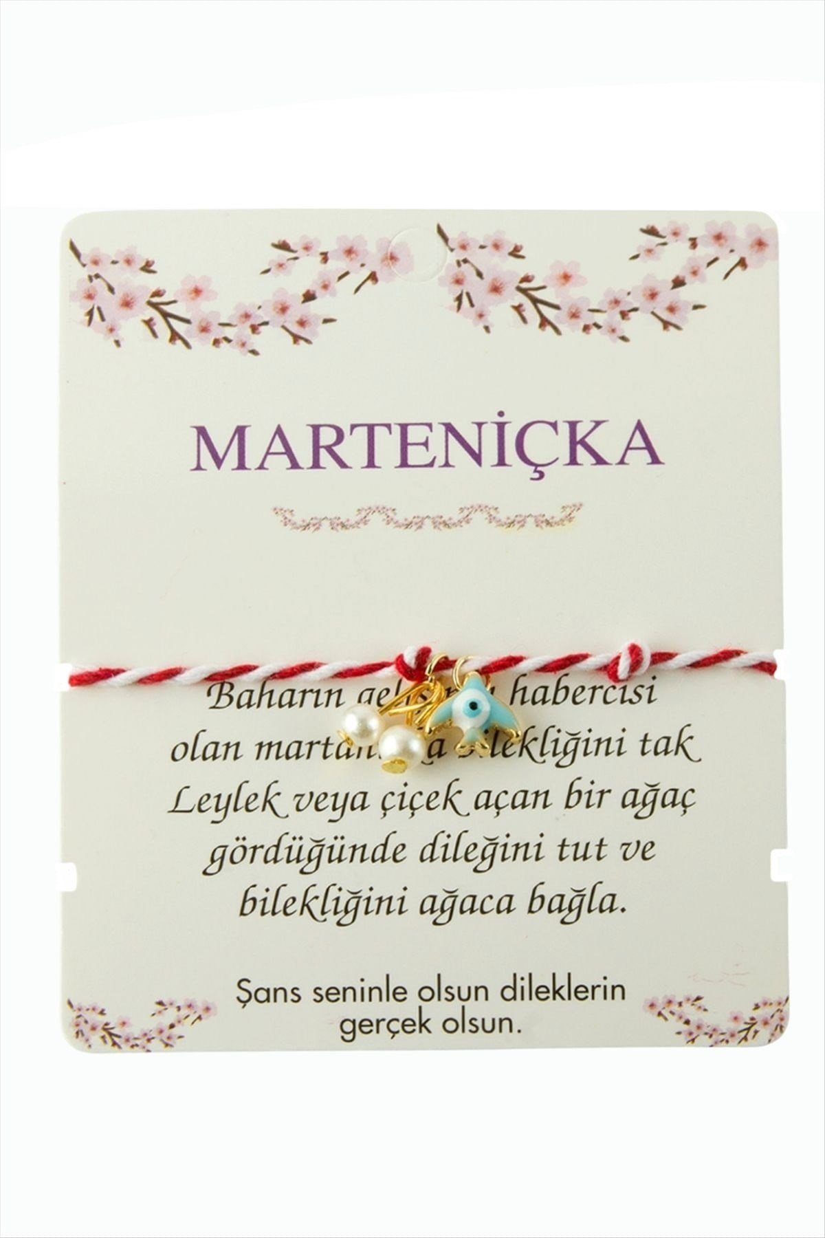 Kırlangıç İnci Marteniçka İp Bileklik
