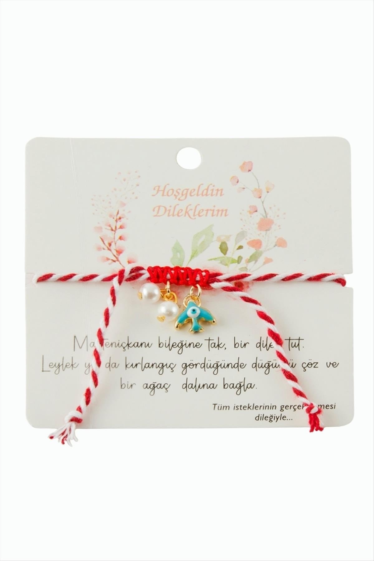 Kırlangıç İnci Marteniçka İp Bileklik
