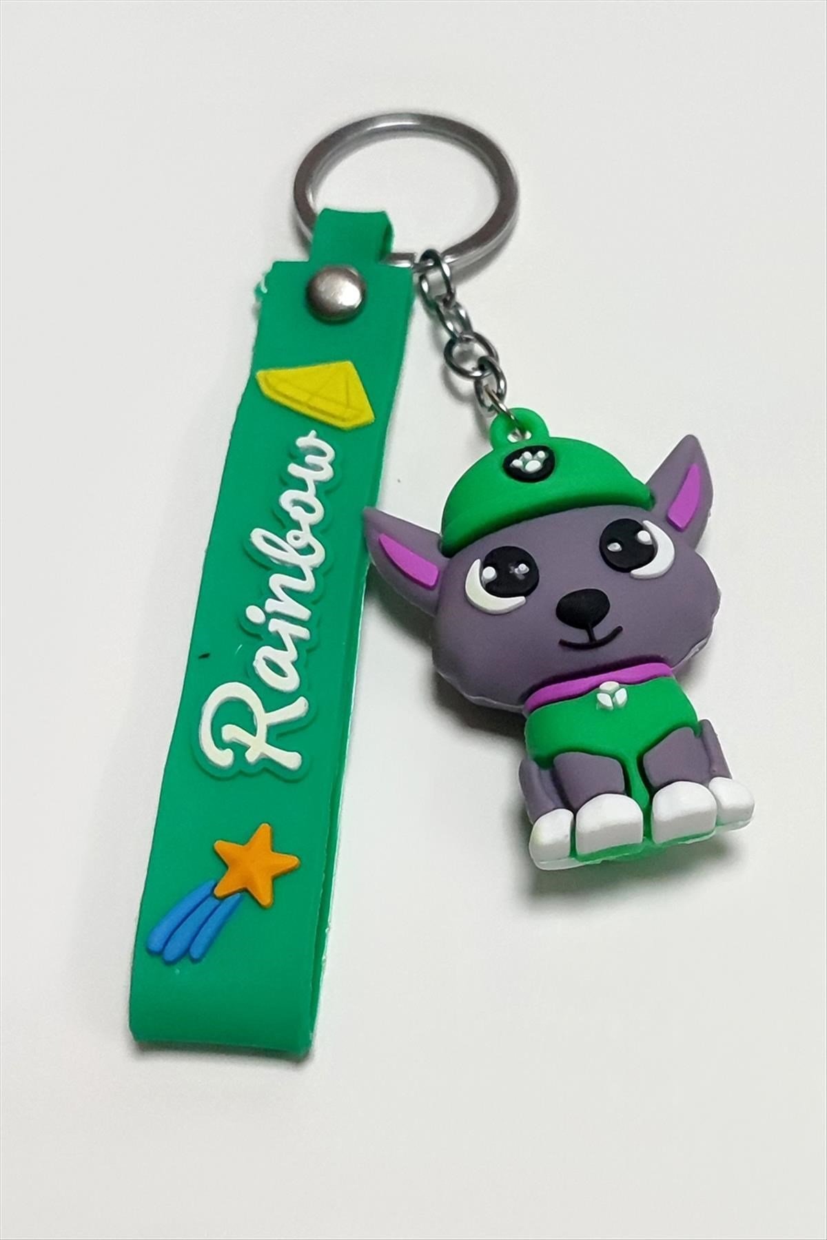 Köpek Silikon Anahtarlık