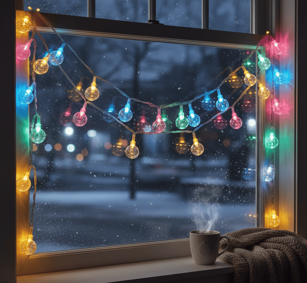 Kristal Top Gün Işığı Dekoratif Işık 5 Metre 28 LED