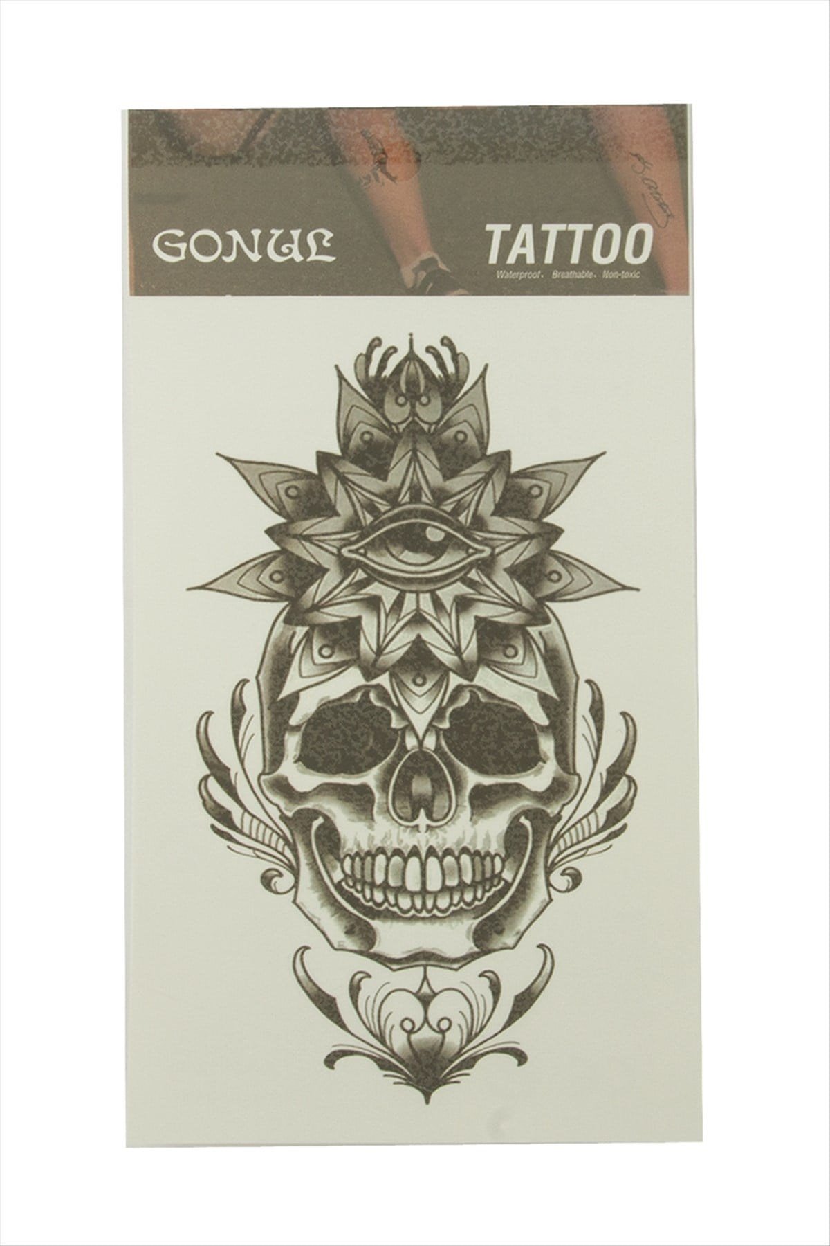 Kuru Kafa Tattoo Dövme Sticker