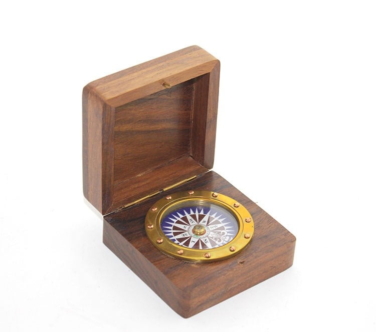 Kutulu Pirinç Pusula Model 2