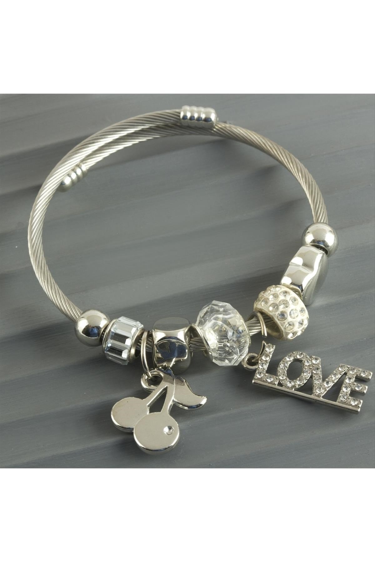 Love Yazılı Panora Bileklik