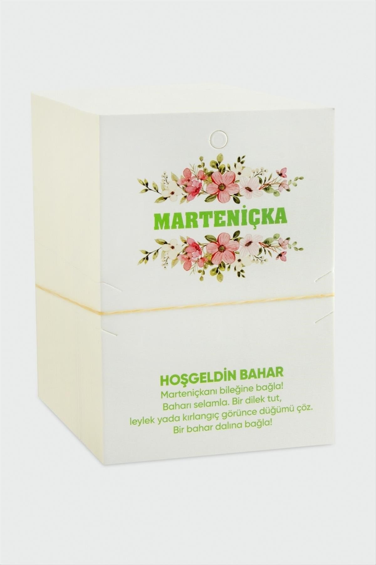 Marteniçka Bileklik Kartı