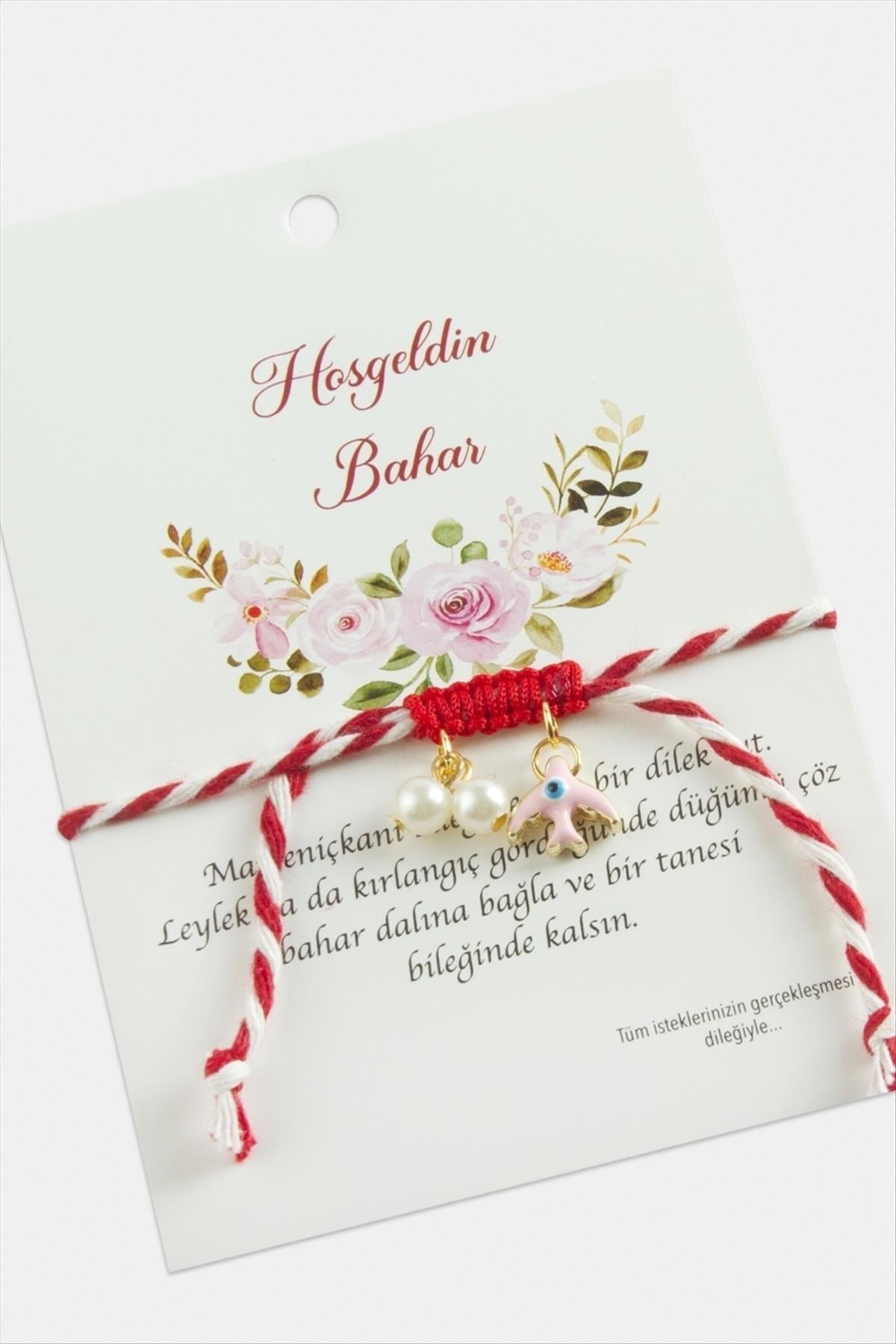 Martı İnci Marteniçka Makrome İp Bileklik