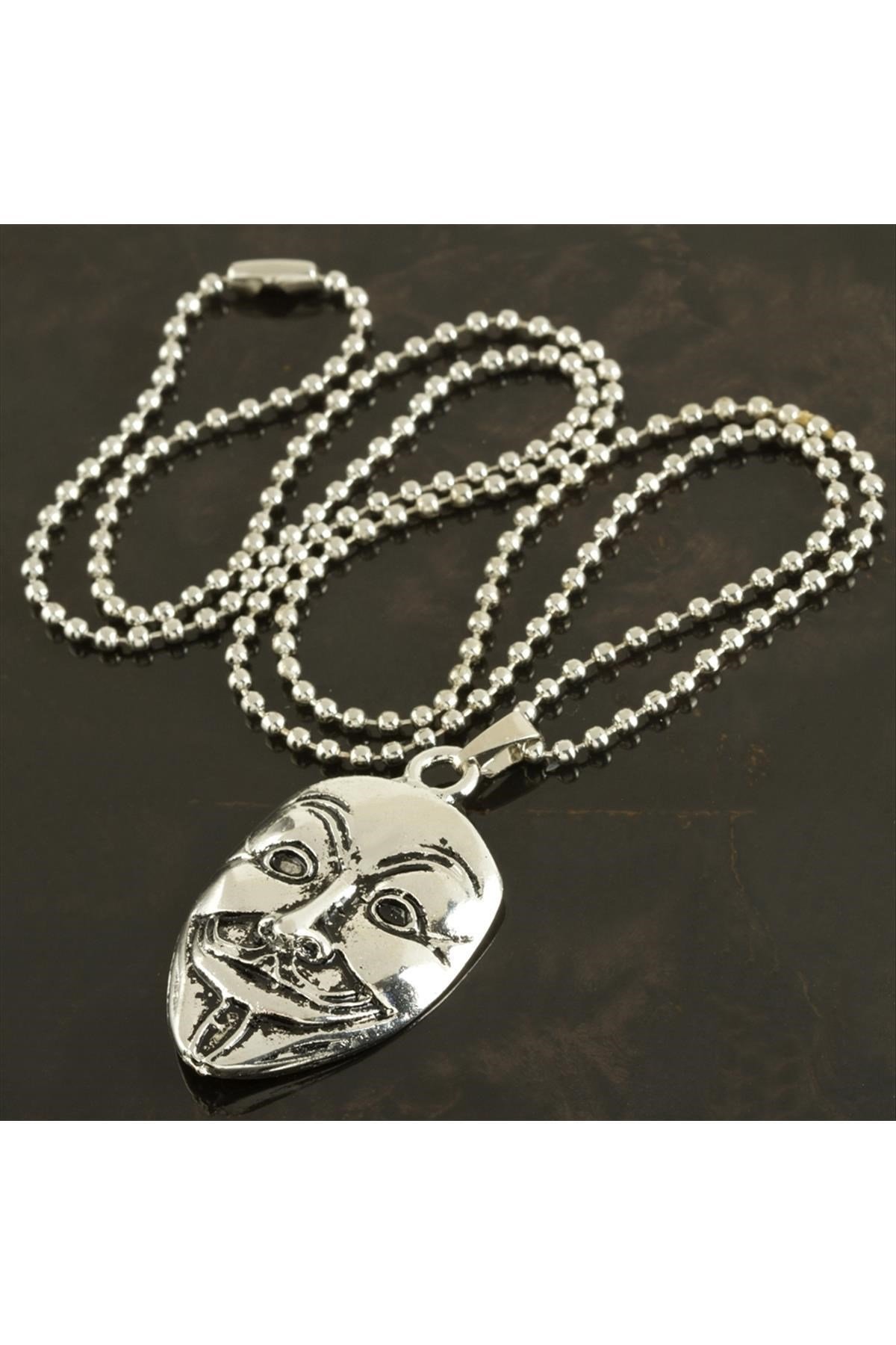 Maske Metal Kolye