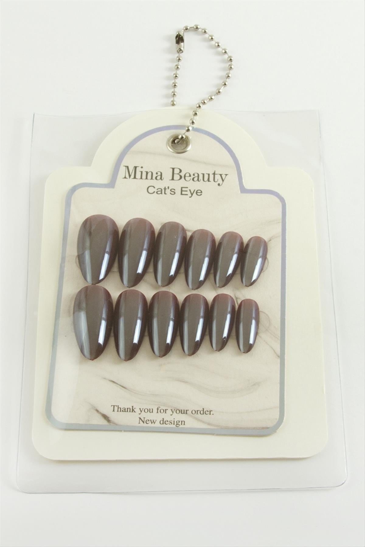Mina Beauty Kedi Gözü Takma Tırnak