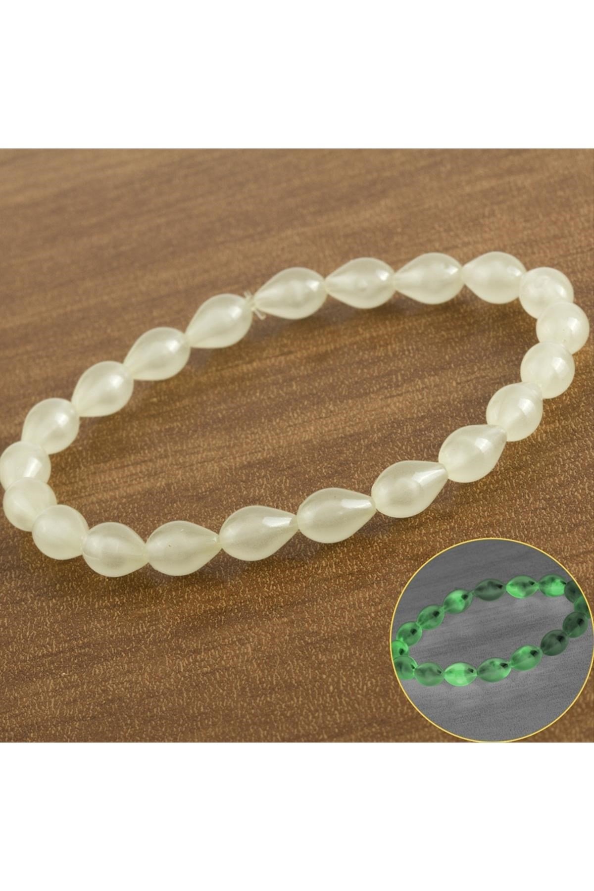 Mısır Kesim Fosforlu Tesbih 8*10mm