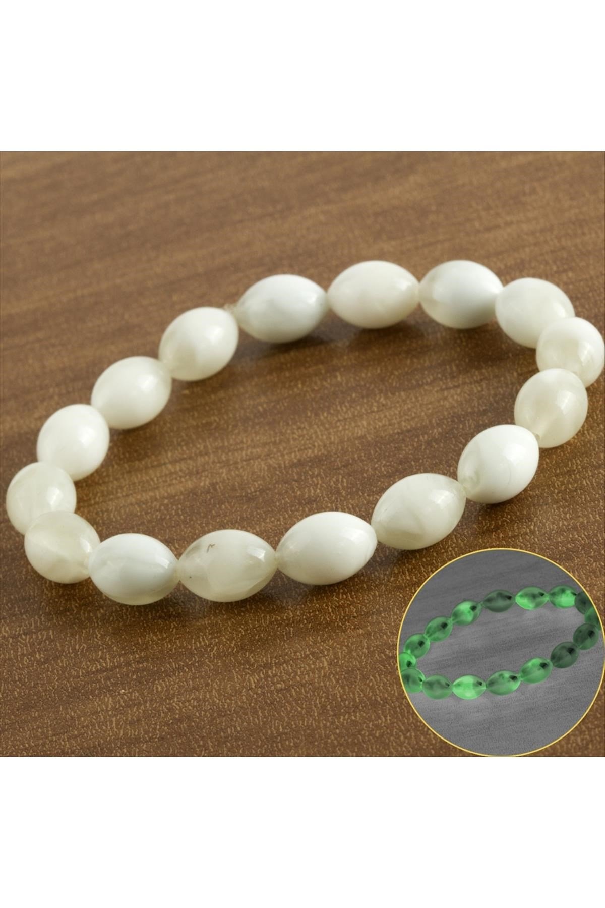 Mısır Kesim Fosforlu Tesbih 8*12 mm