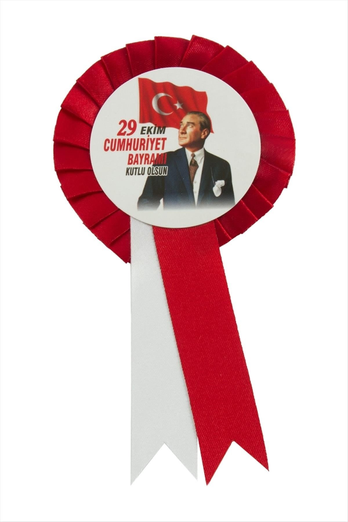 Mustafa Kemal Atatürk Yaka Rozeti Kokartı