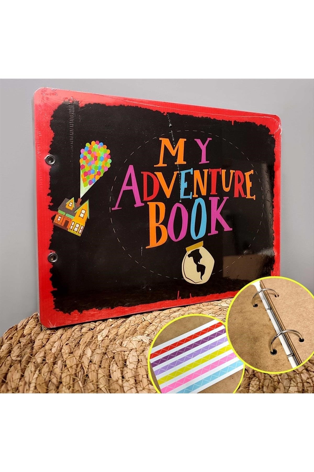 My Adventure Book (Macera Kitabı) Özel Tasarım Defter ve Fotoğraf Albümü