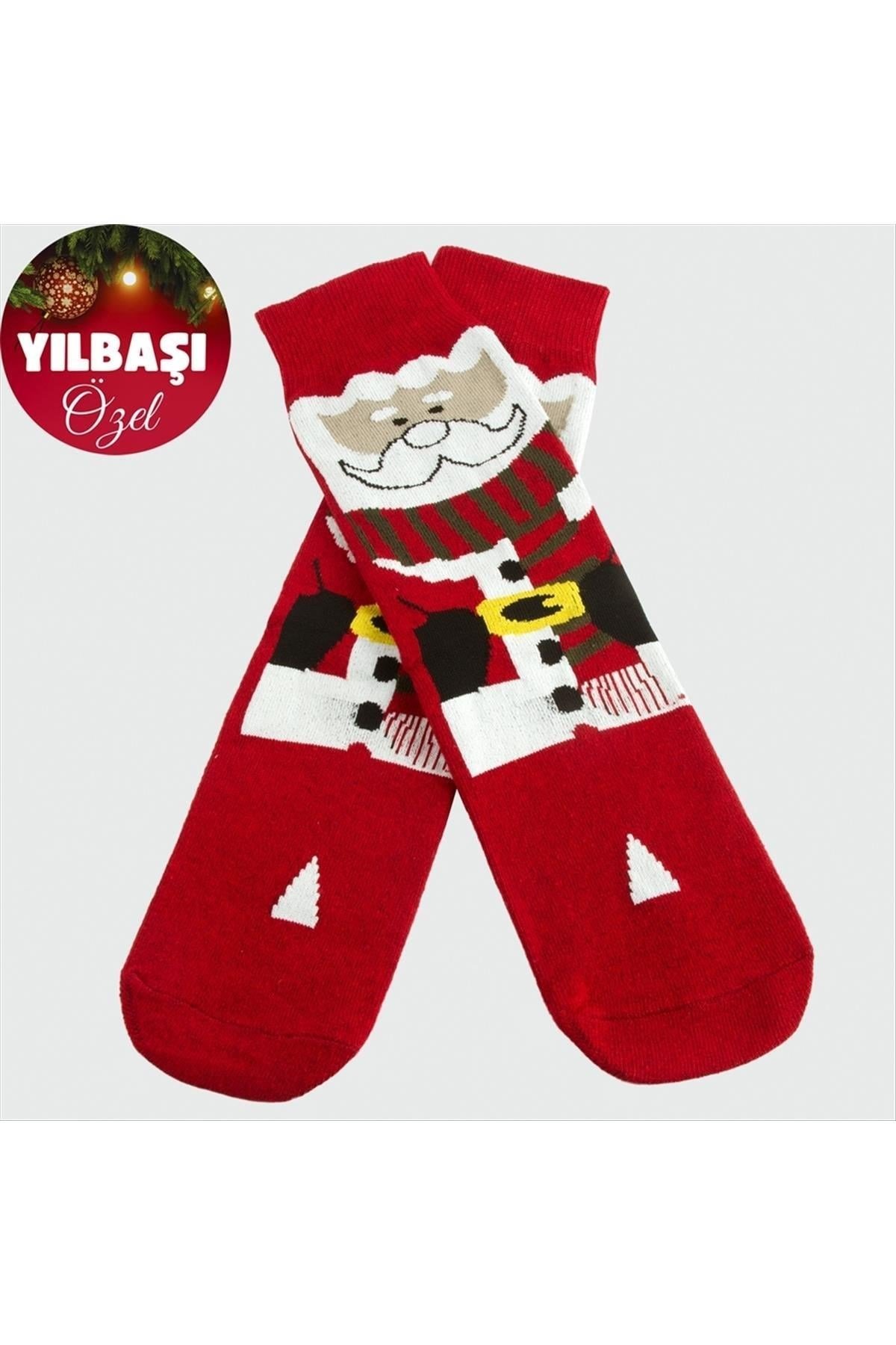 Noel Baba Yılbaşı Penye Çorap
