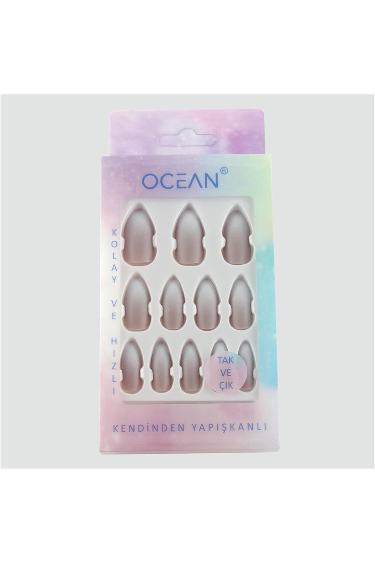 Ocean Desenli Takma Tırnak