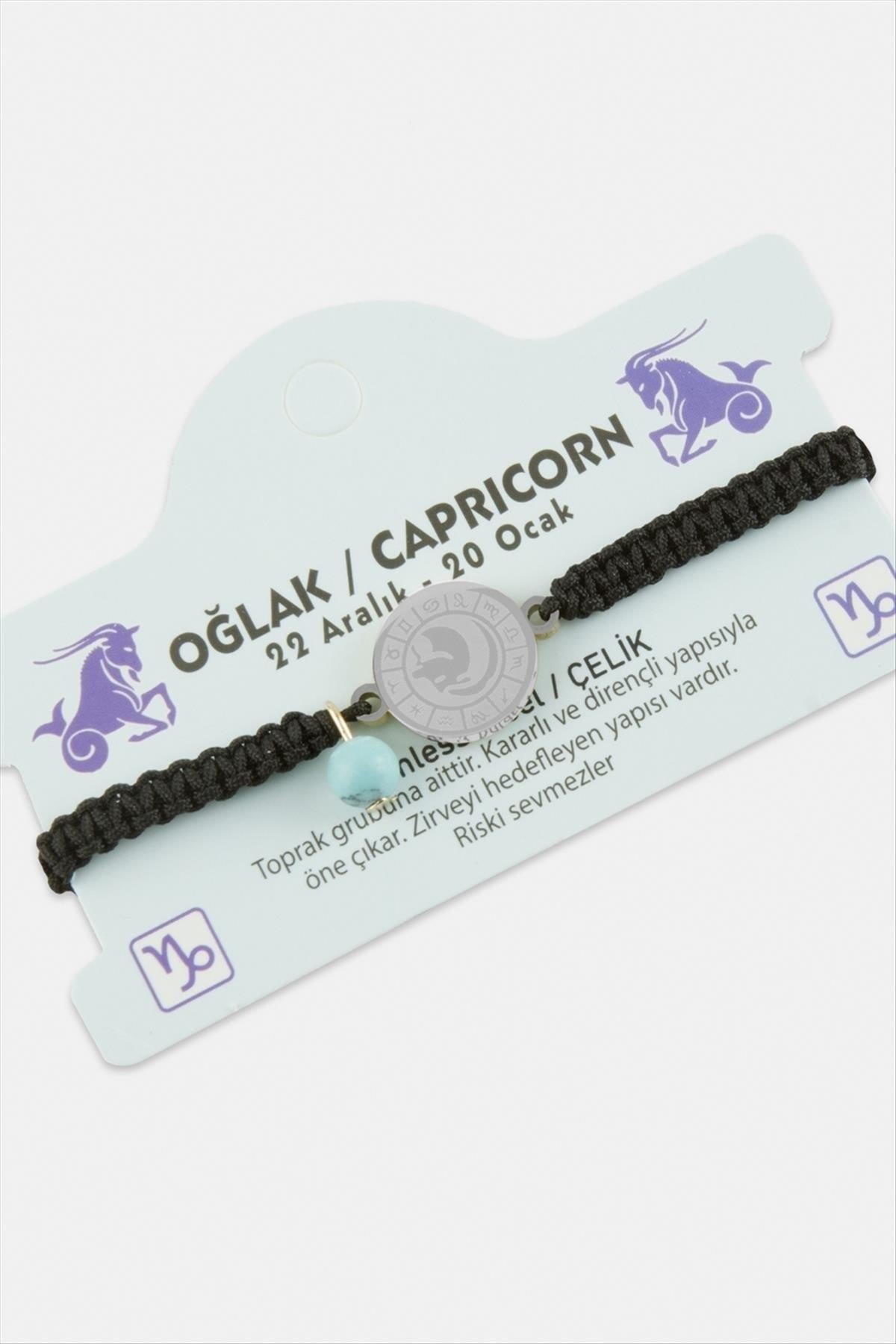 Oğlak Burcu Çelik Bileklik