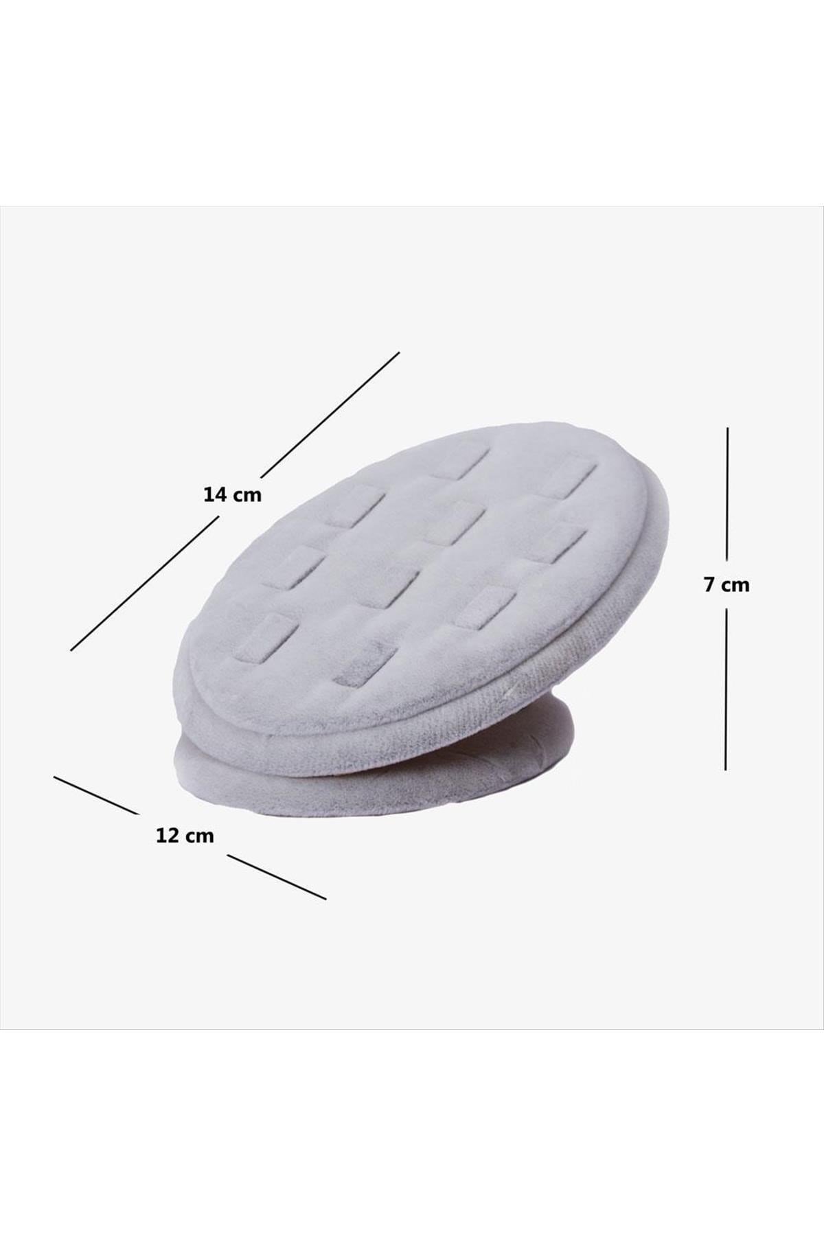 Oval Anfora Kumaş Kaplamalı Yüzük Standı